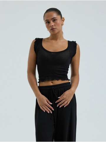 Seamless Basic Top Cotton in Black