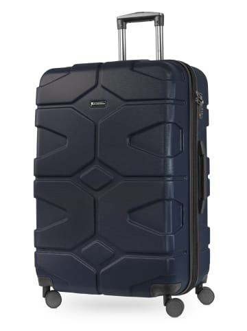 Hauptstadtkoffer X-Kölln - großer Hartschalenkkoffer Erweiterung TSA 76cm 120L in Dunkelblau