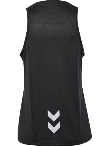 Hummel T-Shirt "Hmlrun Singlet S/L Woman" in Schwarz