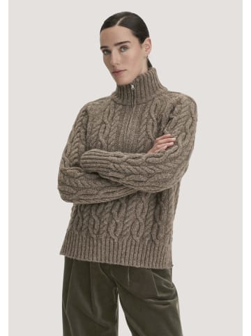 Hessnatur Hessnatur Strick Troyer Oversize aus Rhönwolle und europäischer Schurwolle in naturbeige