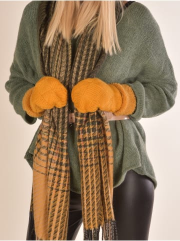 styleBREAKER Strick Fäustlinge Handschuhe in Petrol