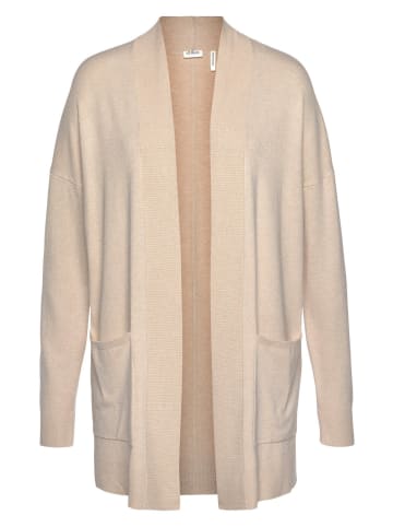 s.Oliver CASUAL Jacke Longstrickjacke in Beige