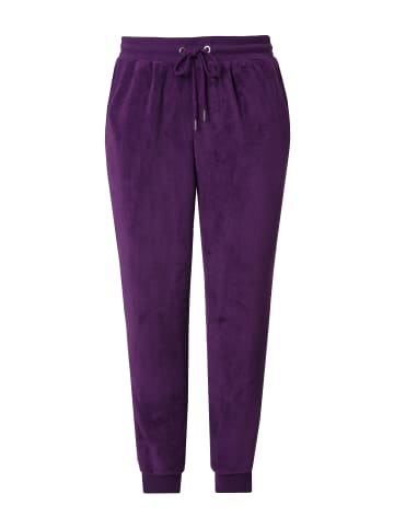 Ulla Popken Loungewear Hose in aubergine
