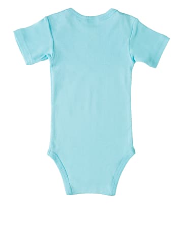 Logoshirt Baby-Body SESAMSTRAßE - KRÜMELMONSTER - Print in hellblau