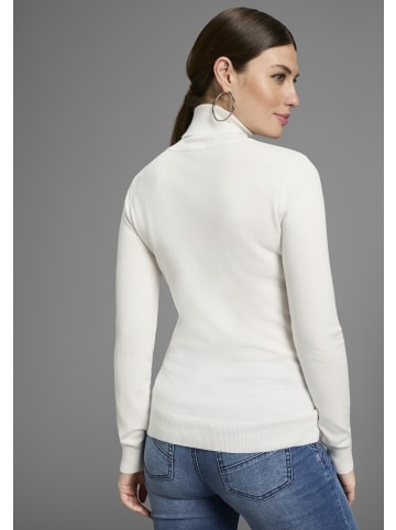 Bruno Banani Rollkragenpullover in wollweiß