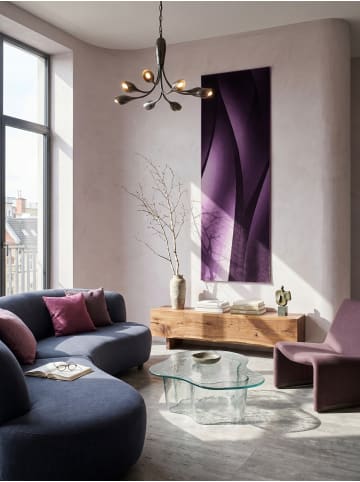 KADIMA DESIGN Teppich Kurzflor Waschbar Ombre INN Strapazierfähig OEKO-TEX in Violett