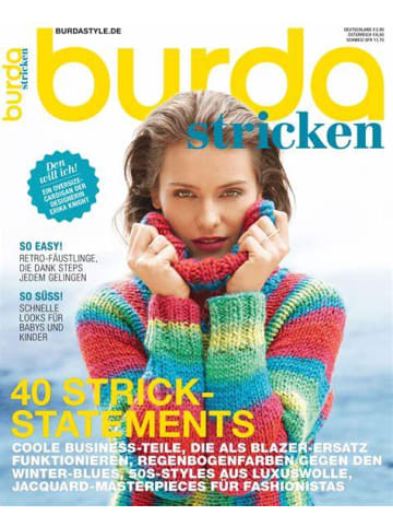 Hubert Burda Media 4 x BURDA STRICKEN Zeitschrift (Gutschein für Jahres Abo)