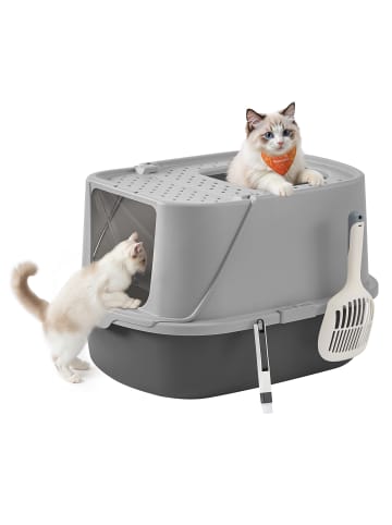 Feandrea Katzentoilette Boxal in Grau - (B)57 x (H)38.2 x (T)43.6 cm