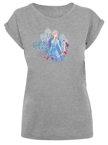 F4NT4STIC T-Shirt Disney Frozen 2 Trust Your Journey in grau meliert