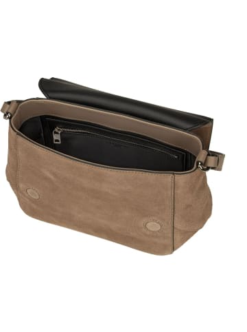 LIEBESKIND BERLIN Handtasche Lilly CB M Suede in Neutral Gray