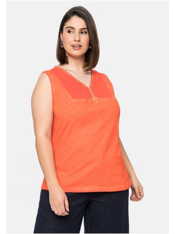 sheego Tanktop in rotorange