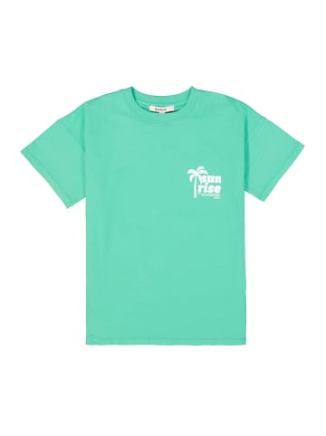Garcia T-Shirt mit Rückenprint in soft emerald