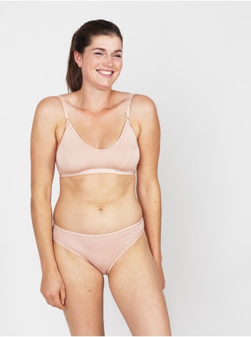 Erlich Textil  Edith Bustier bügellos aus Modal - verstellbare Träger in ton