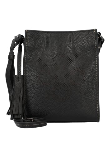 PICARD Peephole Mini Bag Umhängetasche Leder 17 cm in schwarz