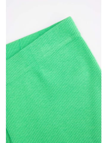 Coccodrillo Gerippte Leggings mit langem Bein in grün