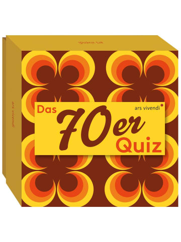 ars vivendi Das 70er-Quiz | Box mit 66 Spielkarten und Anleitung