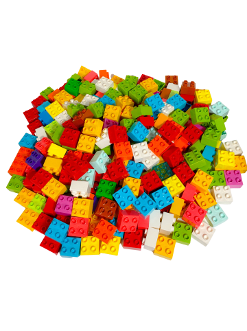 LEGO DUPLO® 2x2 Bausteine Gemischt 3437 50x Teile - ab 18 Monaten in multicolored