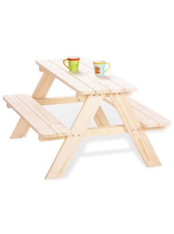 Pinolino Kinder-Sitzgarnitur Nicki für 4 Kinder - in beige