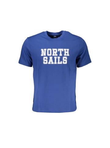 North Sails Blaues Baumwoll-T-Shirt