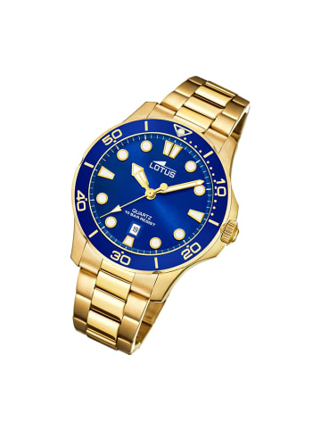Lotus Analog-Armbanduhr Lotus Sport gold mittel (ca. 39mm)