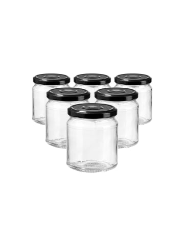 Ritzenhoff & Breker 6er Set Einmachgläser Kitchen Love 300 ml in transparent