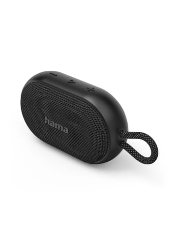 Hama Buddy 3.0 Bluetooth Speaker, 6W, IPX7, Schwarz in Schwarz