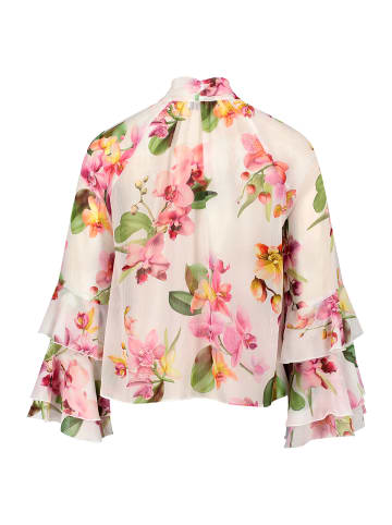 Vera Mont Chiffonbluse mit Volant in Cream/Rosé