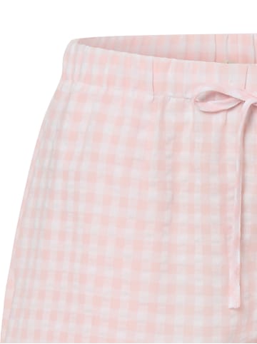 Marie Lund Shorts in zitrone weiß - 0001