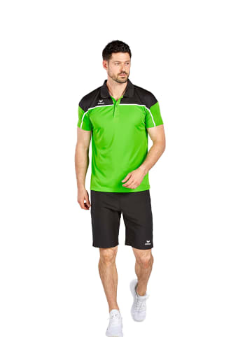 erima Herren Change By Erima Poloshirt in green/schwarz/weiss
