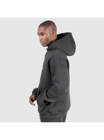 SMILODOX Hoodie Heavy Kane in Anthrazit Melange