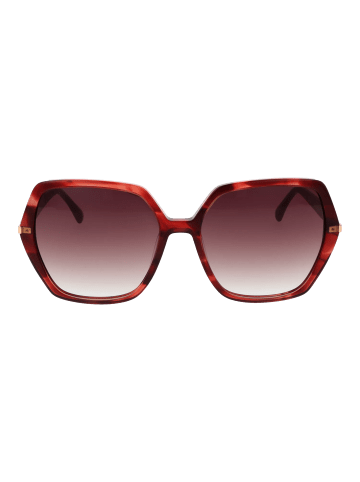 Bulget Damen Sonnenbrillen Geometrisch Rot