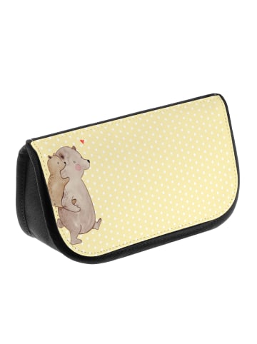 Mr. & Mrs. Panda Make-Up Tasche Papa Bär ohne Spruch in Gelb Pastell
