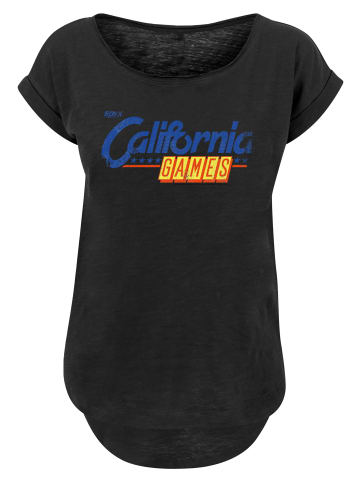 F4NT4STIC Long Cut T-Shirt Retro Gaming California GAMES LOGO in schwarz