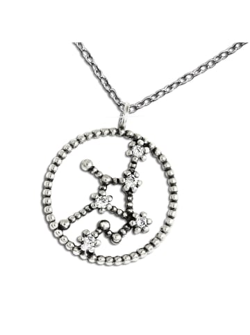 SilberDream 925 Silber Damen SilberDream Halsketten Sternbild Jungfrau  ca. 42cm und 45cm