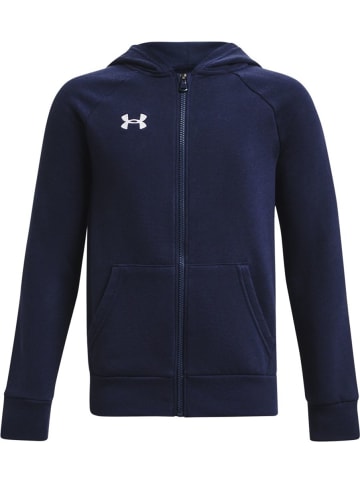 Under Armour Kinder Sweatshirt "UA Rival Fleece Fullzip Hoodie" in Blau
