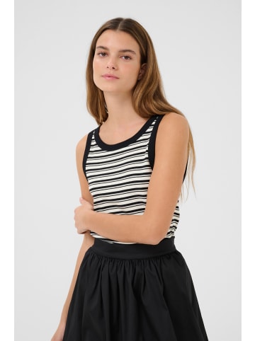 Karen By Simonsen Jerseytop KBOva Slim fit in Ova black stripe