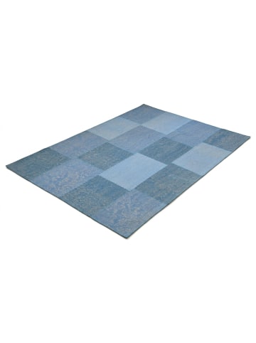 Kayoom Wohnzimmer Teppich – Kurzflorteppich Lyrical 110 in multi - blau - rechteckig