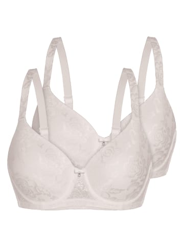 Sassa 2er Pack Schalen-BH in ivory