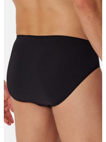 Schiesser Mini Slip / Unterhose Cotton Essential in Schwarz