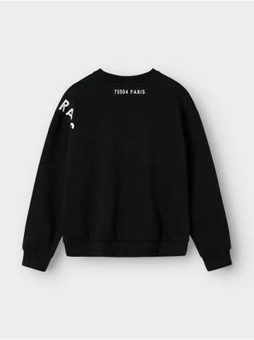 name it Sweatshirt NKFODIKA LS RLX SWEAT BRU in black