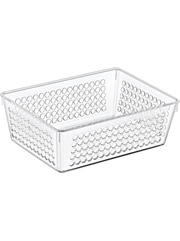 Excellent Houseware Behälter für Kühlschrank, 1500 ml in Transparent, 13,3 x 6,2 x 18,1 cm
