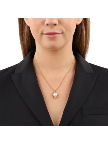JOOP! Kette mit Anhänger Silber 925, gelbvergoldet in Gold