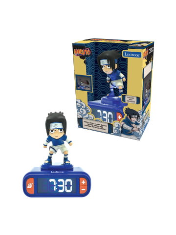 Lexibook Naruto Sasuke 3D-Nachtlicht-Wecker mit Soundeffekten