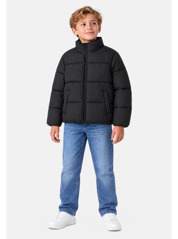 name it Jacke Langarm Stehkragen Reißverschluss Unifarben in Schwarz