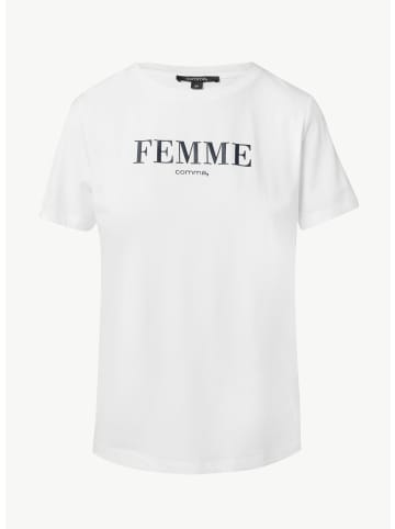 comma T-Shirt in 01D1_weiß