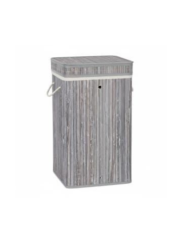 relaxdays Wäschekorb in Grau - (B)36 x (H)63 x (T)36 cm
