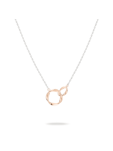 LIEBESKIND BERLIN Halskette The Organic Twist in bicolor silber / roségold