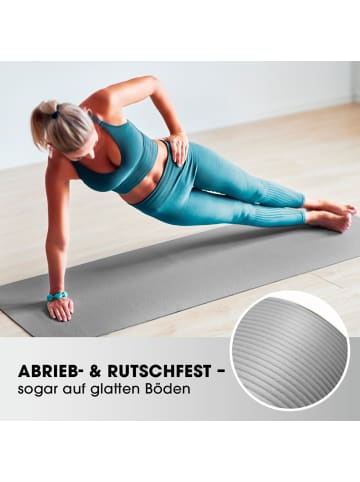 World Fitness Fitnessmatte Yamuna 183x61x1,5cm grau grau