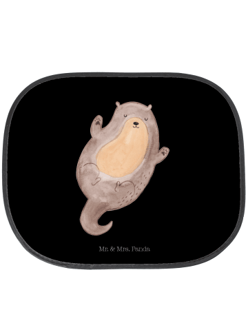 Mr. & Mrs. Panda autofenster sonnenschutz Otter Umarmen ohne Spruch in Schwarz