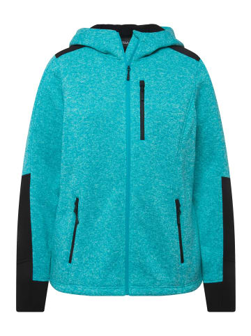 Ulla Popken Sweatjacke in aquamarin